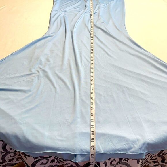 Molliya Powder Blue Long Gown MEDIUM NWT - Picture 11 of 14